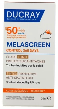 Ducray Melascreen Αντηλιακή Λοσιόν Προσώπου SPF50+ με Χρώμα 30ml