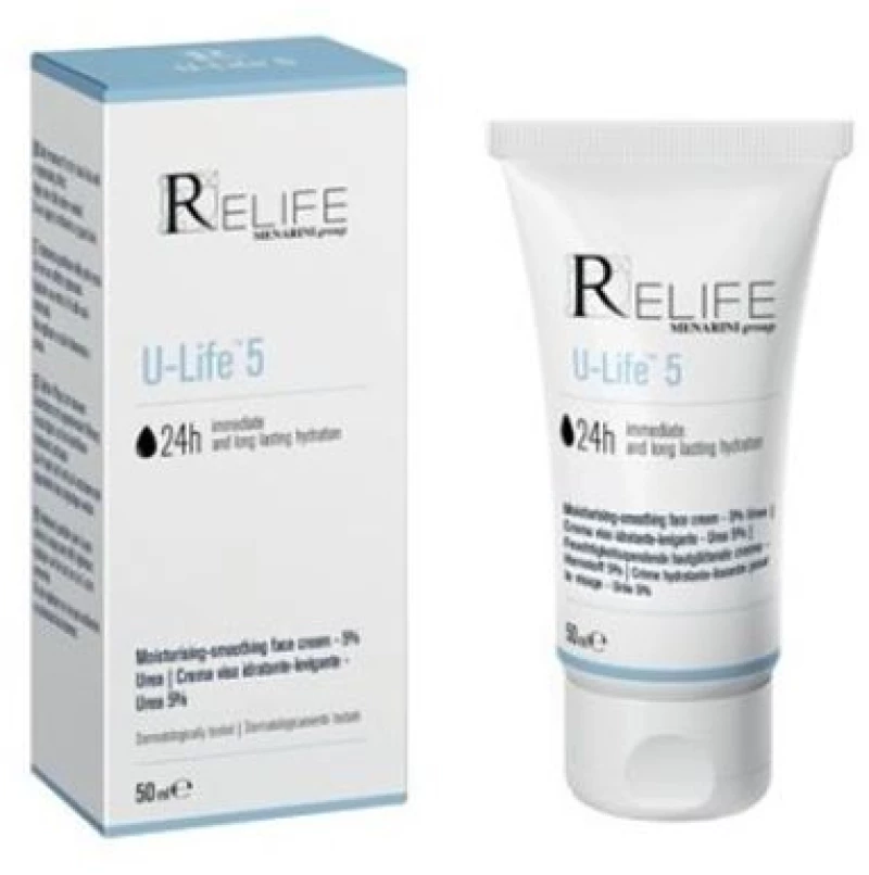 Relife U-Life 5 Κρέμα Προσώπου Ενυδάτωσης & Λείανσης 50ml