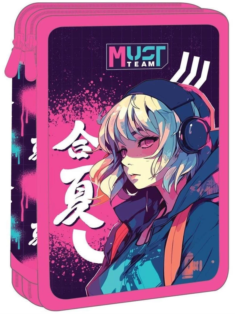 Κασετίνα Must Διπλή Γεμάτη 15χ5χ21 Anime 000586720