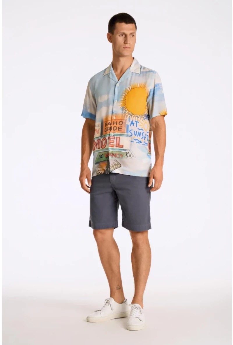 Lindbergh Man Printed Shirt