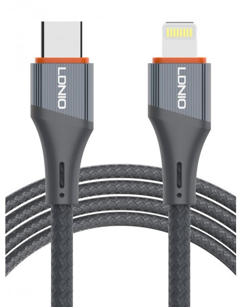 Καλώδιο Lightning Σε USB-c Lc631i 30W Pd 1m Γκρι LDNIO 6933138601181