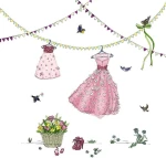 ΕΥΧΕΤΗΡΙΑ ΚΑΡΤΑ HANGING DRESSES- CL2704