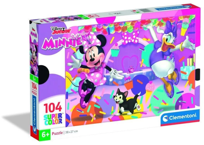 CLEMENTONI PUZZLE SUPER COLOR MINNIE 104TMX- 1210-25054