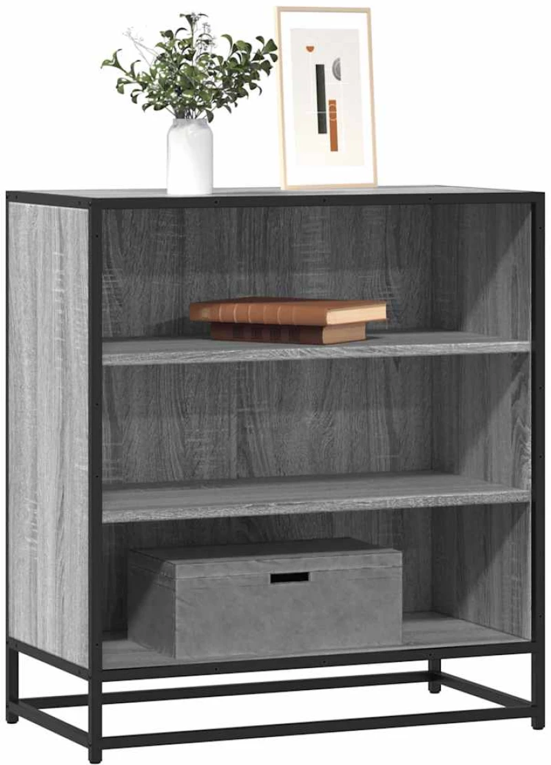 Sideboard Grey Sonoma Κατασκευασμένο ξύλο και μέταλλο Γκρι sonoma 848977