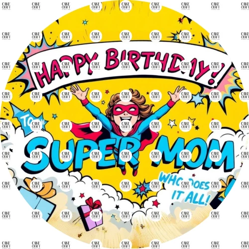 Βρώσιμο Σχέδιο super mom v1