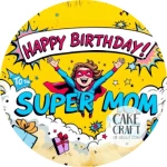Βρώσιμο Σχέδιο super mom v1