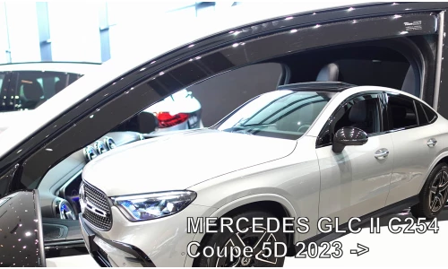 Heko ΑΝΕΜΟΘΡΑΥΣΤΕΣ ΓΙΑ MERCEDES GLC COUPE II C254 5D 2023+ ΣΕΤ ΑΥΤΟΚΙΝΗΤΟΥ ΑΠΟ ΕΥΚΑΜΠΤΟ ΦΙΜΕ ΠΛΑΣΤΙΚΟ HEKO - 4 ΤΕΜ ΑΝΕΜ.SET23654