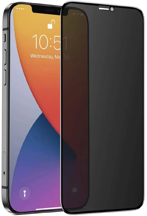 Tempered Glass Ancus Privacy 30 Μοίρες Protection Full Face 3D για Apple iPhone 16