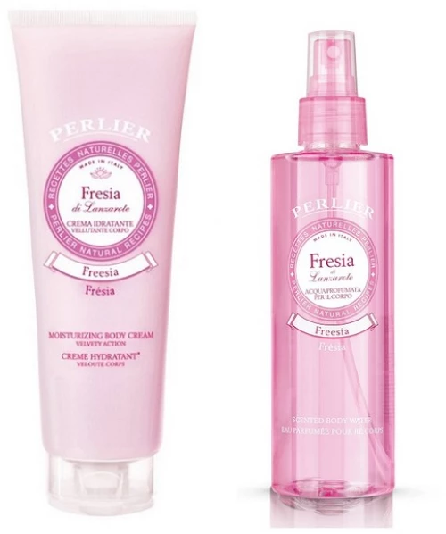 Perlier Fresia Set Body Cream 250ml & Body Water 200ml