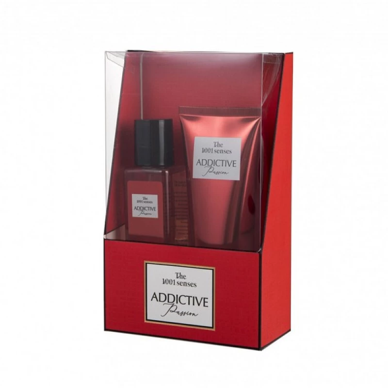 The 1001 Senses Addictive Passion Set Body Mist 75ml & Body Lotion 100ml