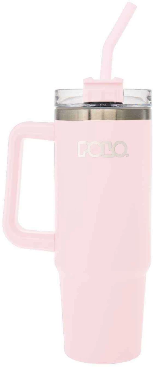 Ποτήρι Θερμός Polo Thermo Mug Inox 900ml Ροζ 949023-3800