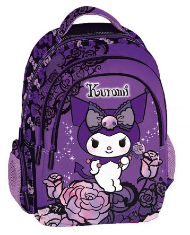 Σχολική Τσάντα Πλάτης Graffiti Kuromi Purple 25lt Πολύχρωμη 252213