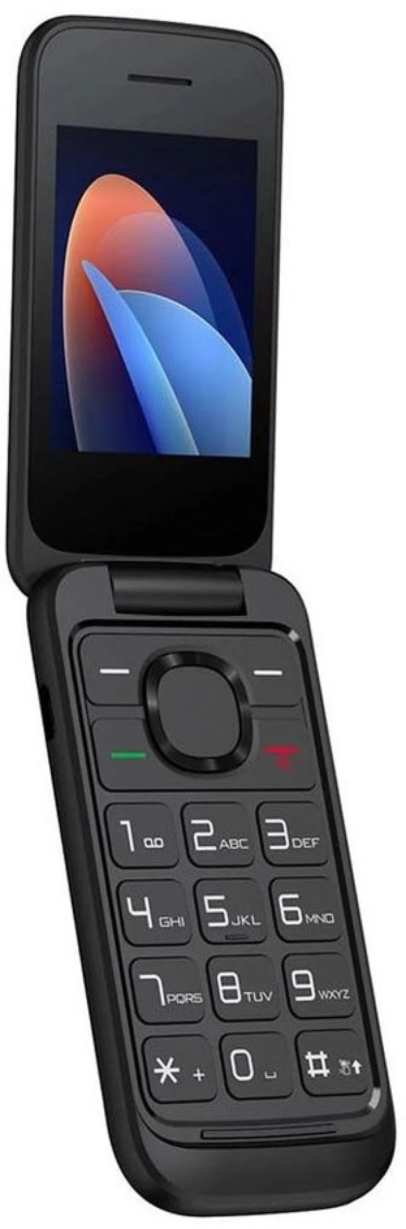 TCL OneTouch 5023 Dual SIM Κινητό με Μεγάλα Κουμπιά Μαύρο