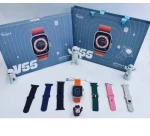 Smartwatch V55 με Οθόνη Αφής HD & 7 Ανταλλακτικά Λουράκια – Συμβατό με iOS & Android