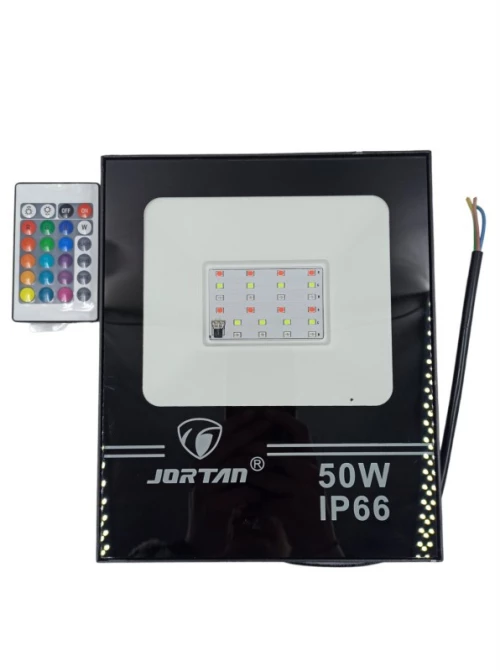 LED Προβολέας 50W RGB 220V