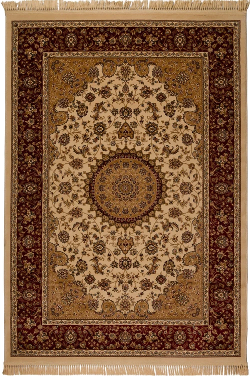 Χαλί Isfahan 2438A Cream-Red Βιοκαρπέτ 240X300cm