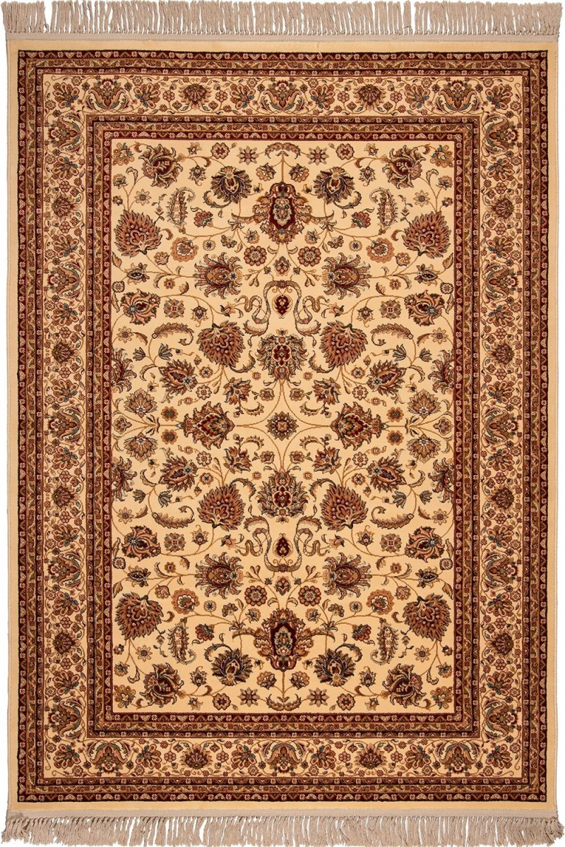 Χαλί Isfahan 3783B Cream-Cream Βιοκαρπέτ 200X250cm