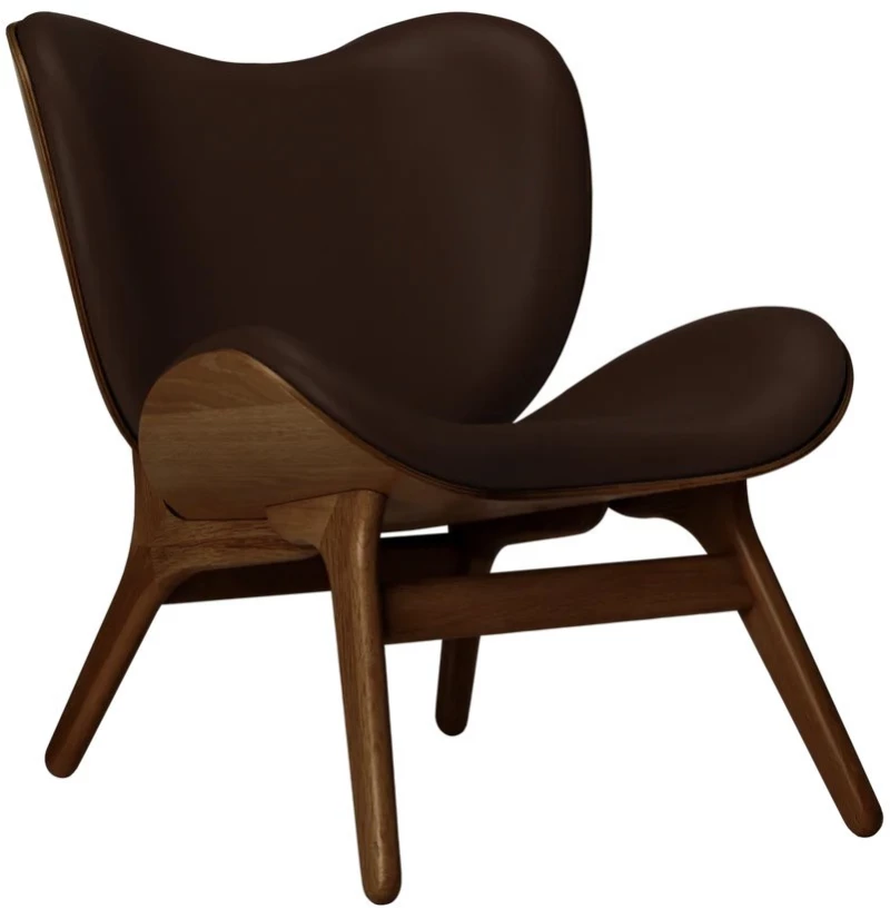 Πολυθρόνα A Conversation Piece Hope Leather 5700C5501-11 70x83x83cm Dark Oak Brown
