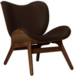 Πολυθρόνα A Conversation Piece Hope Leather 5700C5501-11 70x83x83cm Dark Oak Brown