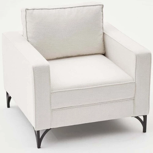 Πολυθρόνα Berlin 825BLC2788 80x91x83cm Cream
