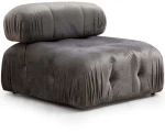 Πολυθρόνα Bubble 560ARE1417 95x95x75cm Grey