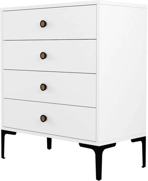 Συρταριέρα Lizbon 845HCT1207 76x40x90,7cm White