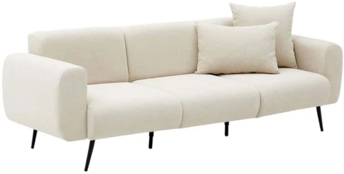 Καναπές Τριθέσιος Side 825BLC2854 235x82x77cm Cream