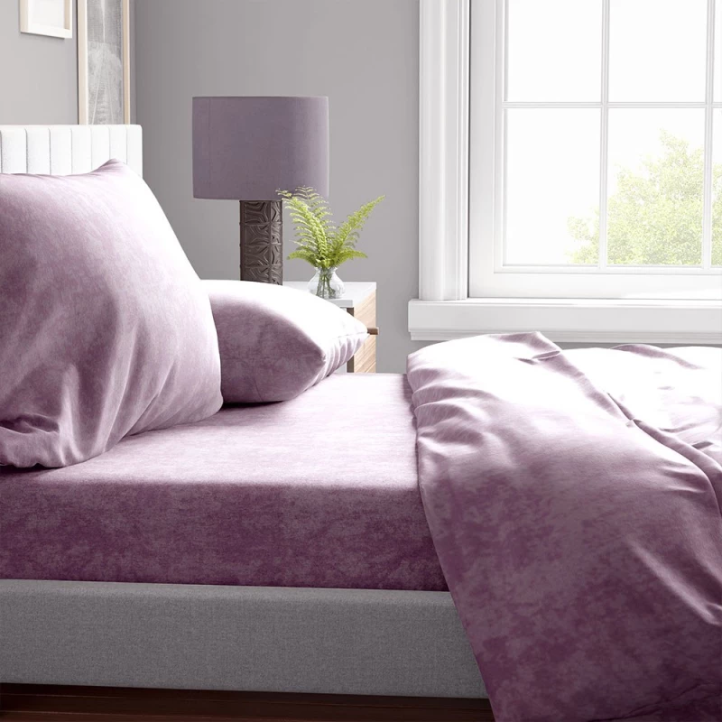 Σεντόνι Shadow 25 Light Purple DimCol Μονό 160x240cm Βαμβάκι-Πολυέστερ