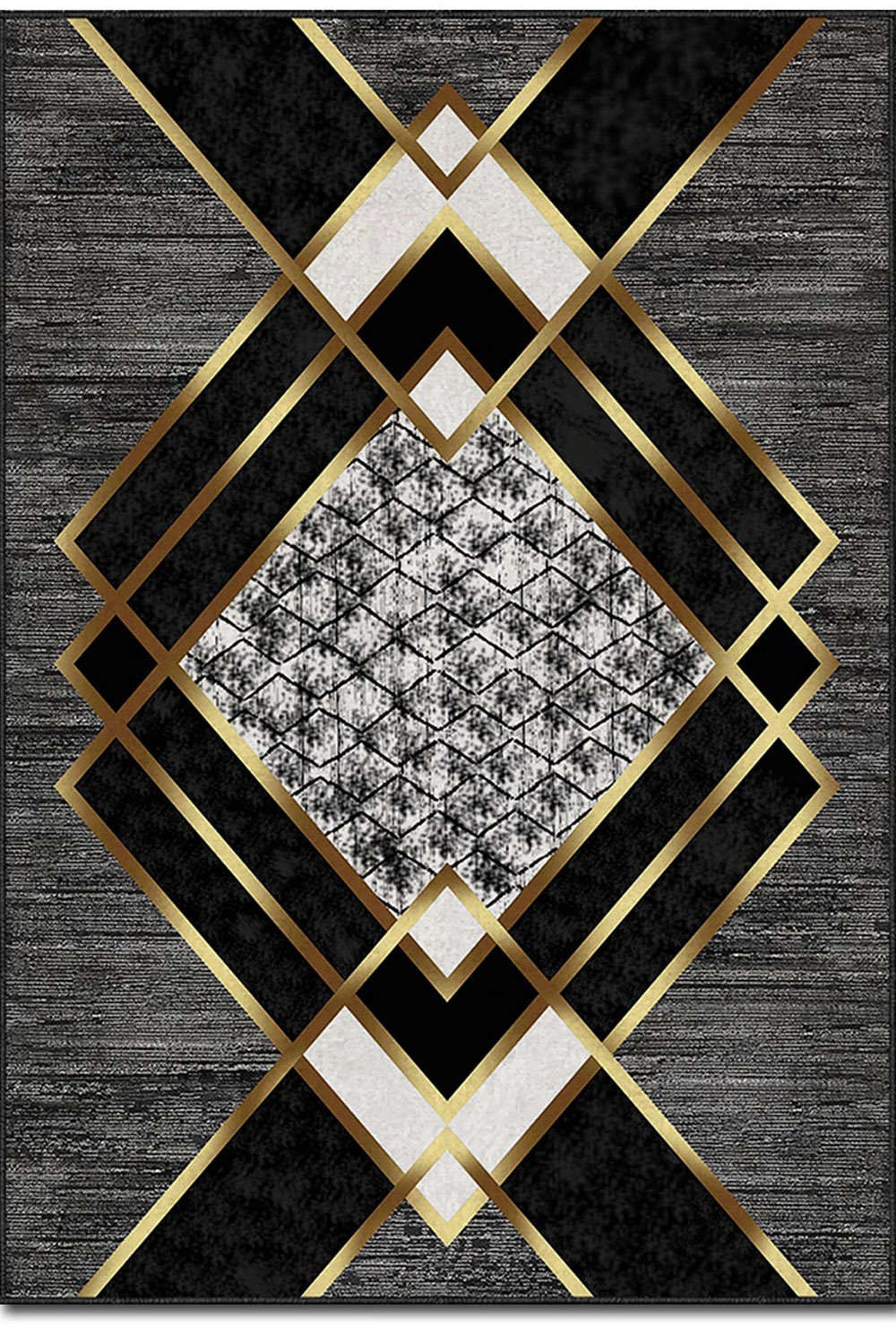 Χαλί Asr Crpt-139 288NGR2441 Black-Gold Conceptum Hypnose 100X140cm