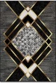 Χαλί Asr Crpt-139 288NGR2441 Black-Gold Conceptum Hypnose 100X140cm