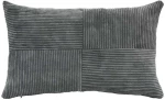 Μαξιλάρι Διακοσμητικό (Με Γέμιση) Parallel 374-225-509 Dark Grey 30X50 Ύφασμα