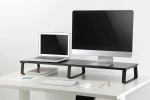 BRATECK επιτραπέζια βάση για 2x οθόνες/laptop STB-112, 13-32", έως 20kg, μαύρη
