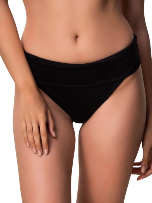ΜΑΓΙΟ ΜΠΙΚΙΝΙ SLIP ΨΗΛΟΜΕΣΟ 525 BLU4U SOLIDS 25365085 02 - ΜΑΥΡΟ