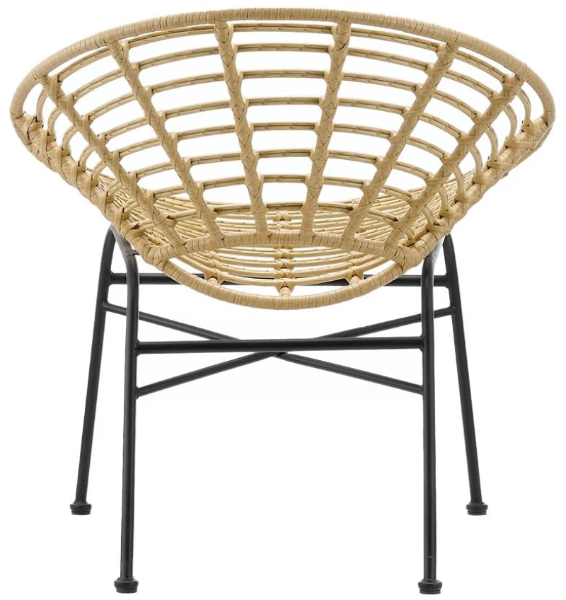 Πολυθρόνα Nextdeco Helios rattan Υ75x70x60εκ.