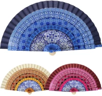 Βεντάλια Mandala 23εκ. ξύλινη