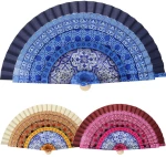 Βεντάλια Mandala 23εκ. ξύλινη
