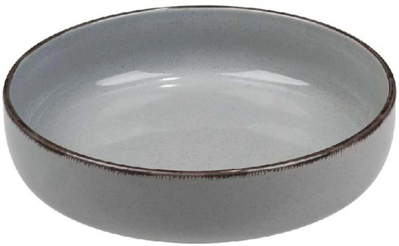 Πιάτο Βαθύ Tuscany ATA153K6 21x4,5cm Grey-Blue Espiel Πηλός