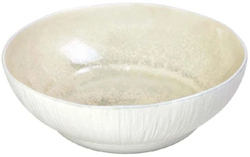 Σαλατιέρα Zen SOR107K4 20,2x7cm Sun Yellow-White Espiel Medium Πορσελάνη