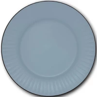 Πιάτο Γλυκού Penelope 10-017-002 Φ20x2cm Blue Nava Πηλός