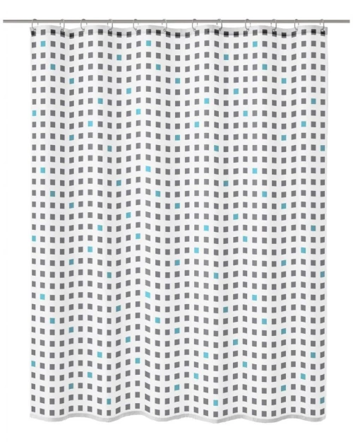 Κουρτίνα Μπάνιου Casket 7845 189 Grey Kleine Wolke 180Πx200Υ Πολυέστερ