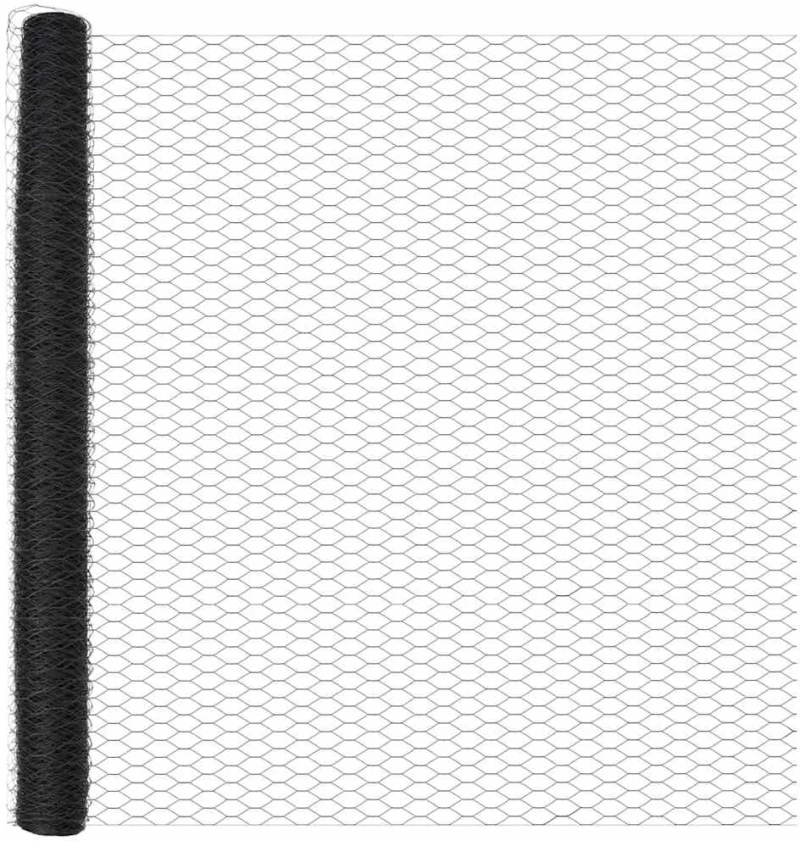 vidaXL Hexagon Φράκτης Γκρι 1,6x10 μ Ατσάλι