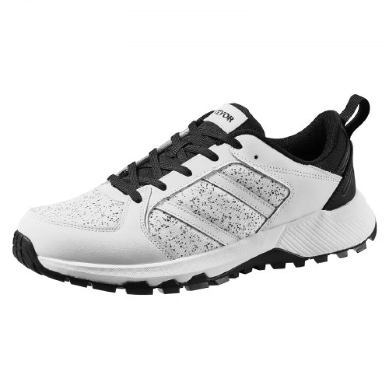 VEVOR Cross Training Shoes M Width Sneakers UK Size 9 Wide Toe Box Shoes White