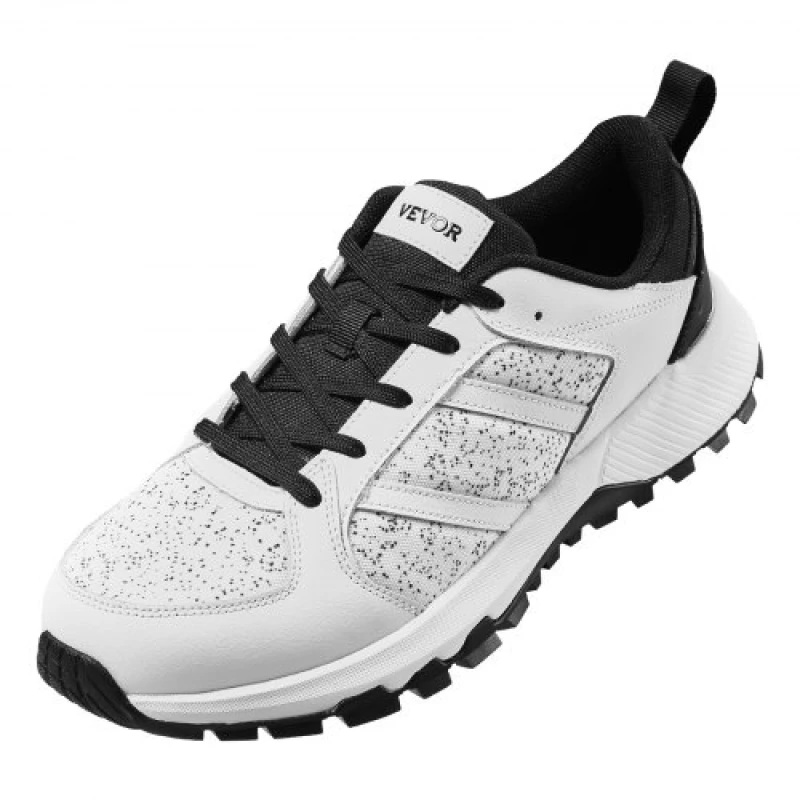 VEVOR Cross Training Shoes M Width Sneakers UK Size 9 Wide Toe Box Shoes White