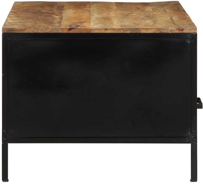 vidaXL Τραπεζάκι Καφέ 90x50x40 cm Μασίφ Ξύλο Ρουστίκ Μάνγκο