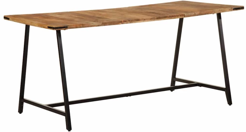 vidaXL Τραπεζαρία 160 x 80 x 75 εκ. από Μασίφ Ξύλο Μάνγκο