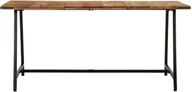 vidaXL Τραπεζαρία 160 x 80 x 75 εκ. από Μασίφ Ξύλο Μάνγκο