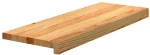 vidaXL Πατάκια Σκάλας 12 τεμ. Ανοιχτό Καφέ 70x25x2 cm Ξύλο Δρυός