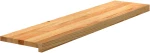 vidaXL Πατάκια Σκάλας 4 τεμ. Ανοιχτό Καφέ 100x30x2 cm Ξύλο Δρυός