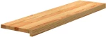vidaXL Πατάκια Σκάλας 12 τεμ. Ανοιχτό Καφέ 100x30x2 cm Ξύλο Δρυός