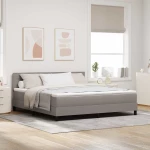 vidaXL Κρεβάτι με Στρώμα Ταπέτο 180x200 εκ. Υφασμάτινο